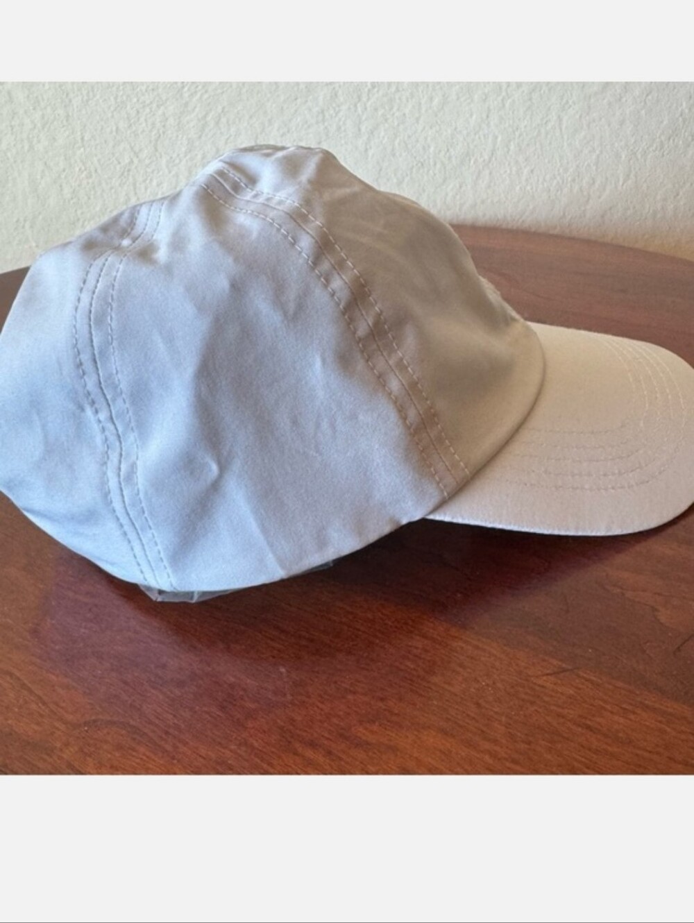 Apana | Light Gray Hat with Ventilated Brim Elastic Ponytail Slot - Picture 9 of 12